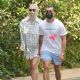 Sophie Turner and Joe Jonas – Out for a stroll in Encino