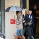 Paris Jackson – Braves the heavy rain during Fashion week in Milan