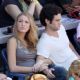 Blake Lively and Penn Badgley at the tennis - US Open 2009