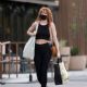 Rumer Willis – Shows off her toned abs on a run in Los Angeles
