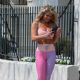 Madison LeCroy – Took a stroll to her gym in Miami