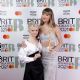 Maisie Williams and Taylor Swift at the 2021 BRIT Awards