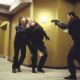 Keanu Reeves as Officer Jack Traven,Dennis Hopper as Howard Payne and Jeff Daniels as Det. Harold 'Harry' Temple in Speed (1994)