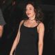 Rose McGowan rocks a little black dress as she arrives at Chateau Marmont in West Hollywood