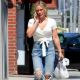 Hilary Duff – Picking up lunch to-go in Beverly Hills