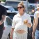 Ashley Tisdale – Stylish mama-to-be enjoying coffee in Studio City