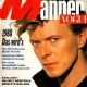 David Bowie - Manner Vogue Magazine Cover [Germany] (January 1988)