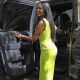 Kenya Moore – Heads out for a guest appearance on the Kelly and Mark Show in New York