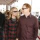 Bridget Fonda and Danny Elfman