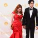 Christina Hendricks and Geoffrey Arend At The 66th Primetime Emmy Awards (2014)