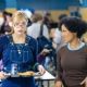 The naive Megan (Shoshana Bush, left) learns some of the ropes from the more savvy Charity (Essence Atkins, right) in the comic spoof 'Dance Flick.' Photo Credit: Glen Wilson. Copyright ©2009 by PARAMOUNT PICTURES CORPORATION. All Rights Reserved.