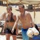 Jennette McCurdy wearing a pretty bikini and board shorts was spotted kayaking with a male friend in Maui