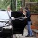Taylor Swift and Joe Alwyn leaving a restaurant in London