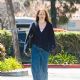 Riley Keough – In wide-leg jeans while running errands in Calabasas