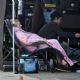 Elisabeth Moss – Pictured on set with director Max Minghella in Los Angeles