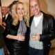 Jerry Hall and Armand Leroi attend a private view of Bailey's Stardust, a exhibition of images by David Bailey supported by Hugo Boss, at the National Portrait Gallery