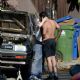 Kelly Osbourne – With her boyfriend Erik Bragg helping him fix his old station wagon in Los Angeles