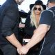 Jessica Simpson departing on a flight at LAX airport in Los Angeles, California on September 7, 2015