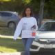 Zoe Saldana in Spandex – Out in Beverly Hills
