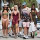 Blac Chyna and Mechie Celebrate Labor Day at a Yacht Party in Miami, Florida - September 4, 2017