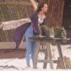 Arielle Kebbel Spotted at the Beach with a Clairvoyant