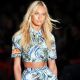 Candice Swanepoel struts the runway at the 33rd São Paulo Fashion Week (SPFW) as part of the Colcci fashion show at Parque Ibirapuera