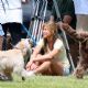 Jennifer Aniston On The Set Of 