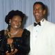 Whoopi Goldberg and Denzel Wahsington At The 63rd Annual Academy Awards (1991)