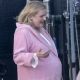 Elisabeth Moss – Pictured on set with director Max Minghella in Los Angeles
