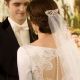 Robert Pattinson & Kristen Stewart 'Edward & Bella' Wedding Stills + Carolina Herrera