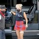 Miley Cyrus – Dons punk rock style at her hotel in New York
