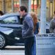 Jessica Chastain – In a denim jumpsuit with Michael Shannon out in New York