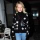 Lottie Moss at the Bluebird Cafe on the Kings Road in Chelsea
