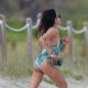Diane Guerrero in Swimsuit at the beach in Miami