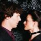 Benedict Cumberbatch as Sherlock Holmes and Lara Pulver as Irene Adler in Sherlock (2010)