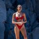 Olivia Culpo – In red bikini in Cabo San Lucas with sister Sophia