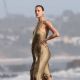 Irina Shayk – Beach photoshoot candids in Malibu