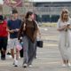 Maria Shriver – Arrives to New York City aboard a private helicopter