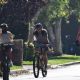 Kate Hudson with Danny Fujikawa and stepdad Kurt Russell – Rides bicycle in Brentwood
