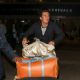 Orlando Bloom arrives on a flight from London at LAX Airport on August 1, 2015 in Los Angeles, California