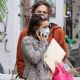 Florence Pugh – shows off her new short hair in New York