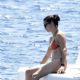 Adriana Lima in Bikini at a luxury yacht in Sardinia