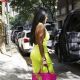 Kenya Moore – Heads out for a guest appearance on the Kelly and Mark Show in New York