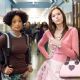 Charity (Essence Atkins, left) and Nora (Christina Murphy, right) in the school hallway in the comic spoof 'Dance Flick.' Photo Credit: Glen Wilson. Copyright ©2009 by PARAMOUNT PICTURES CORPORATION. All Rights Reserved.