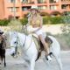 Joy Corrigan – Pictured on a horseback ride in Cabo San Lucas