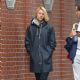 Claire Danes – Out in a raincoat with her husband Hugh Dancy in New York