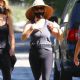Reese Witherspoon – Wears Malibu straw hat while out for a walk