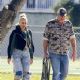 Gwen Stefani – With Blake Shelton seen in the park in Los Angeles