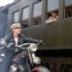 The young biker Mutt Williams (Shia LaBeouf, left) teams up with Indiana Jones (Harrison Ford, right) in 'Indiana Jones and the Kingdom of the Crystal Skull.' Photo Credit: David James. ™ & © 2008 Lucasfilm Ltd. All Rights Reserved. Used under aut