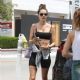 Alessandra Ambrosio – Steps out in workout gear to lunch in Beverly Hills